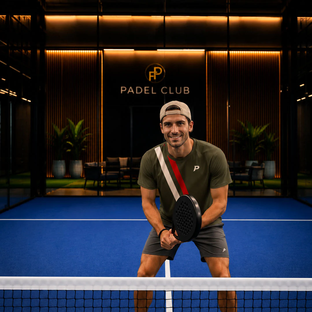 Padel Glide Tech Tee – Khaki - Image 6