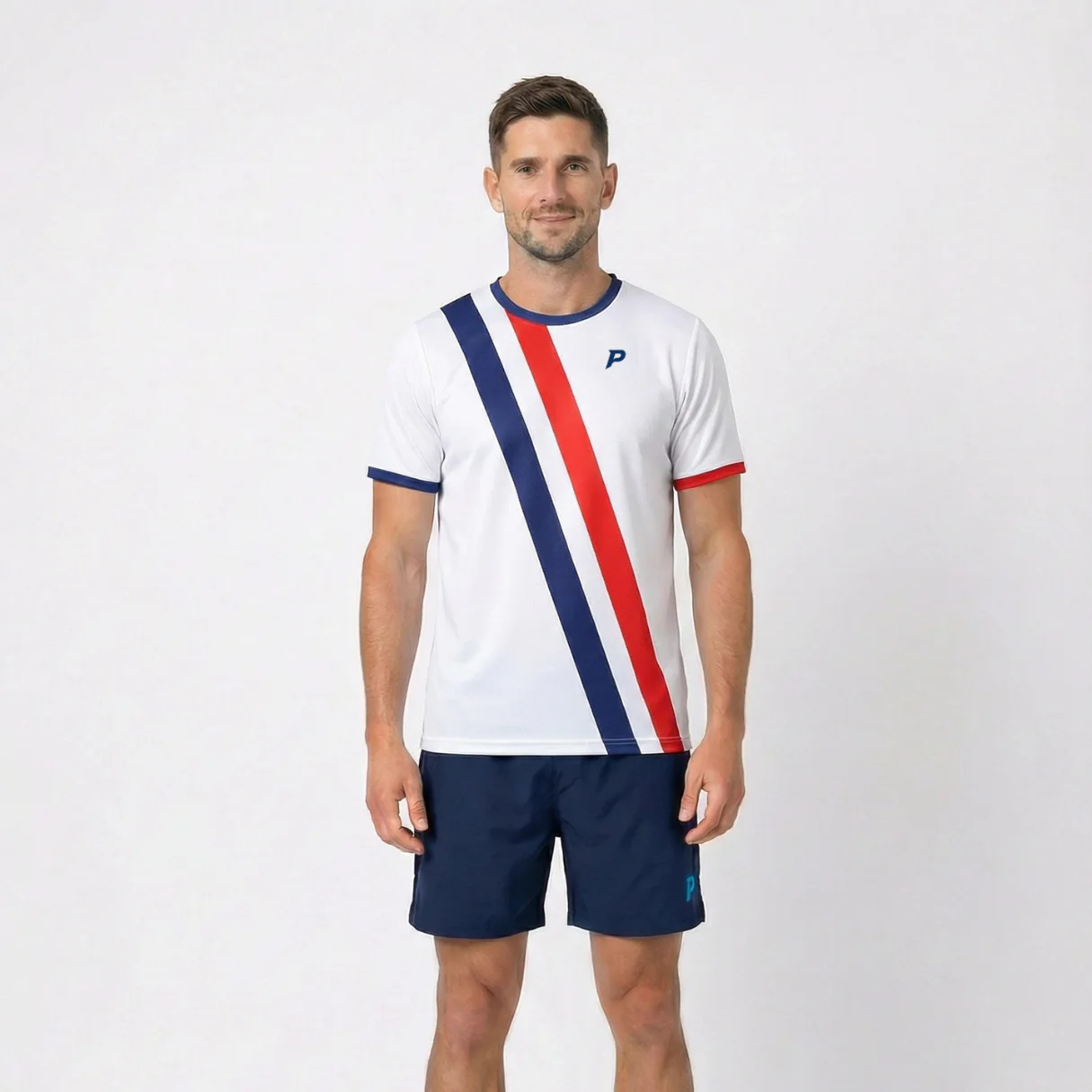 Padel Glide Tech Tee – White - Image 4
