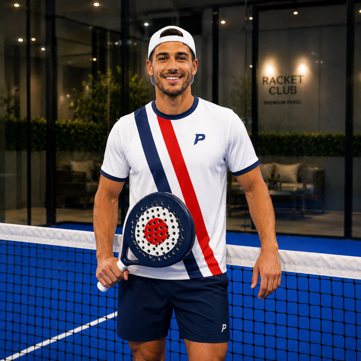Padel Glide Tech Tee – White - Image 6