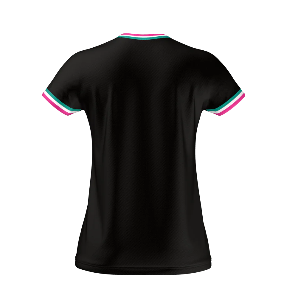 Padel Ace Tech Tee – Black - Image 4