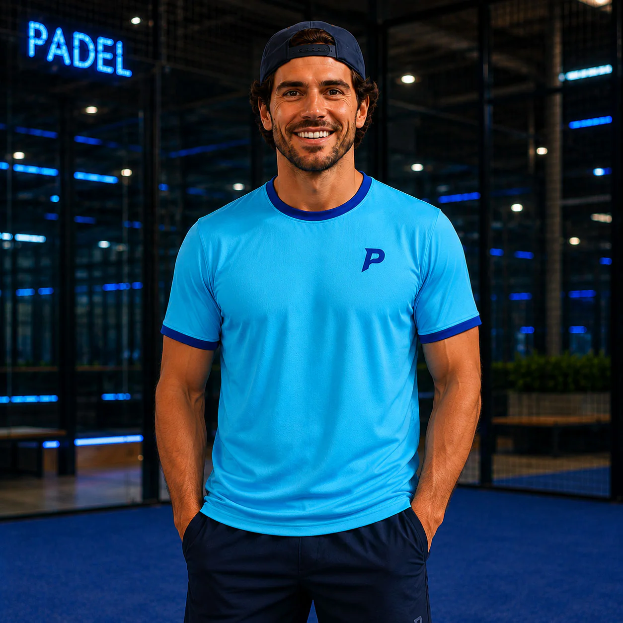 Padel Players Tech Tee – Aqua - Image 6