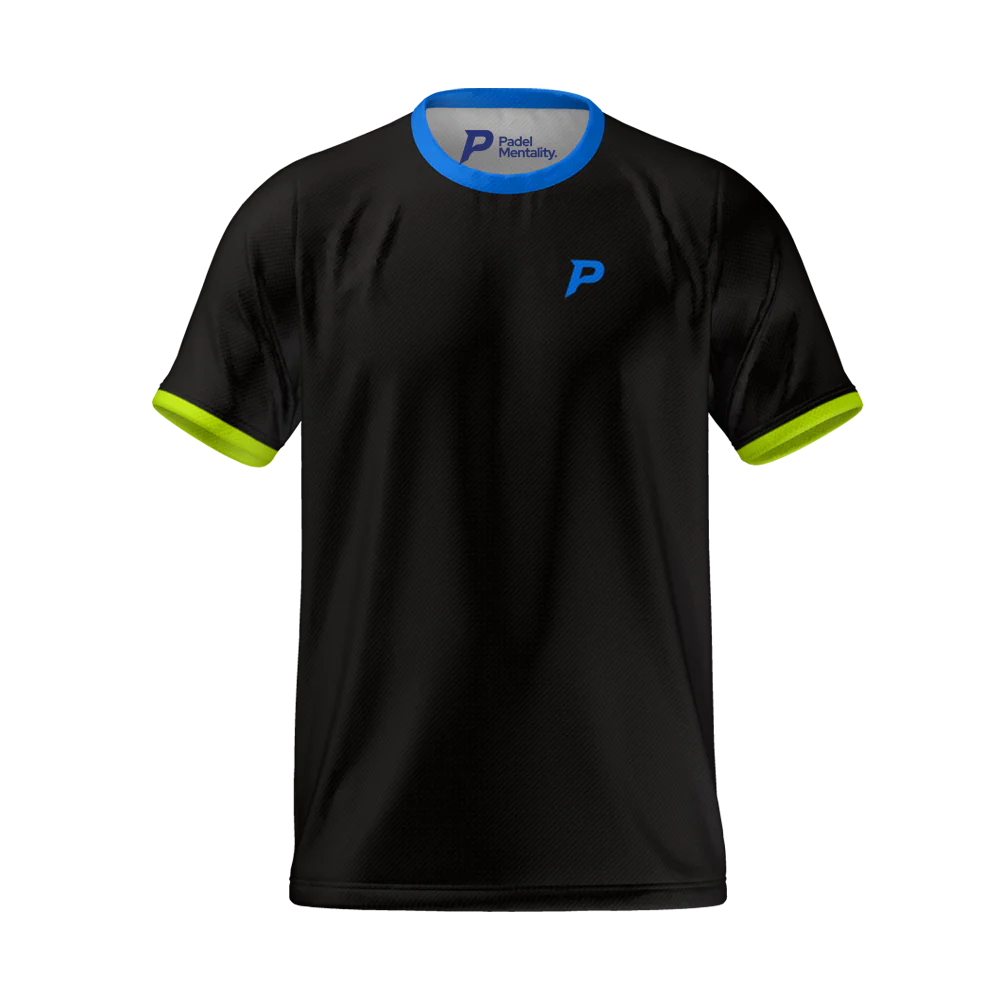 Padel Players Tech Tee – Black