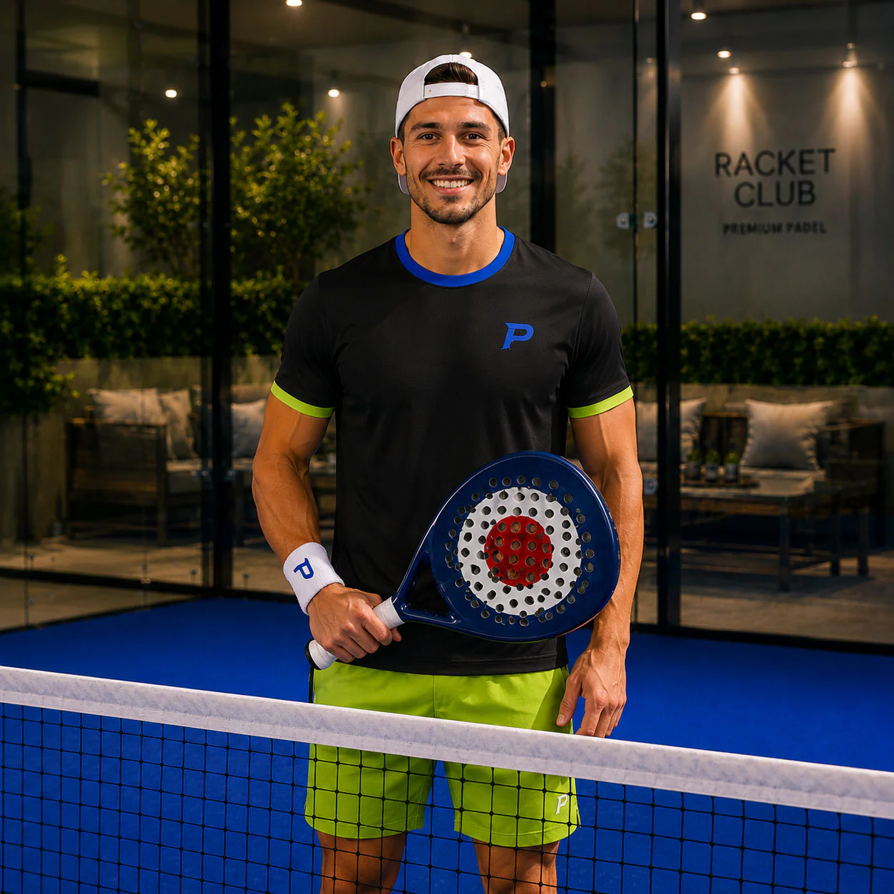 Padel Players Tech Tee – Black - Image 3