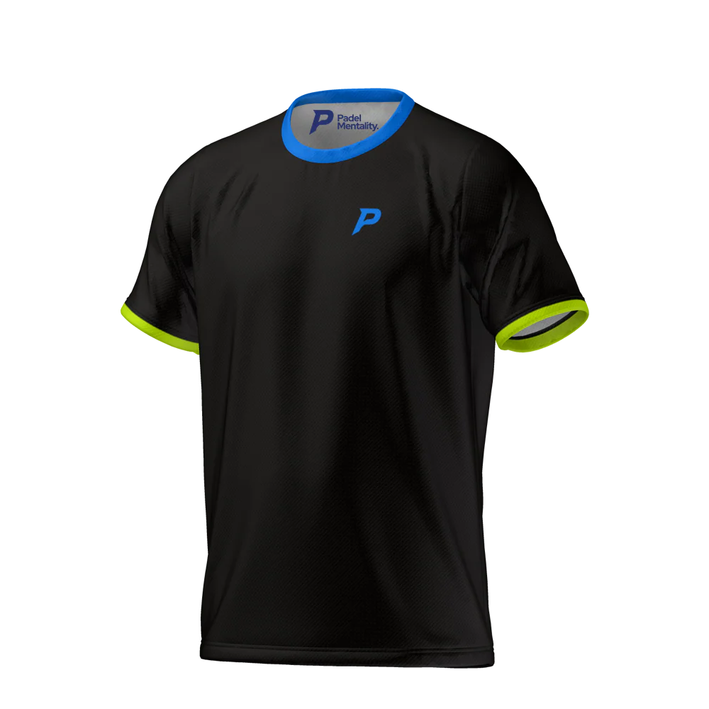 Padel Players Tech Tee – Black - Image 6