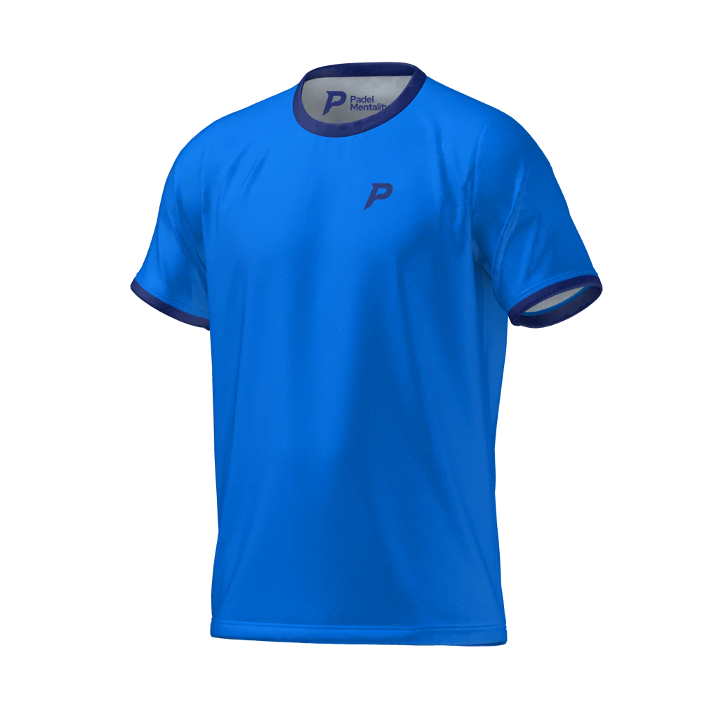 Padel Players Tech Tee – Blue - Image 5