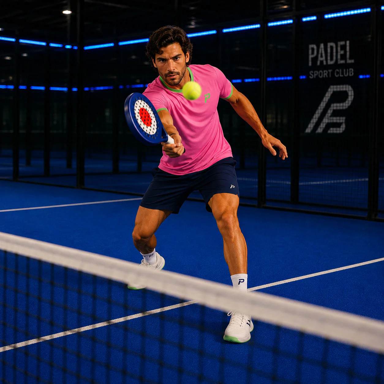 Padel Players Tech Tee – Bubblegum Pink - Image 2