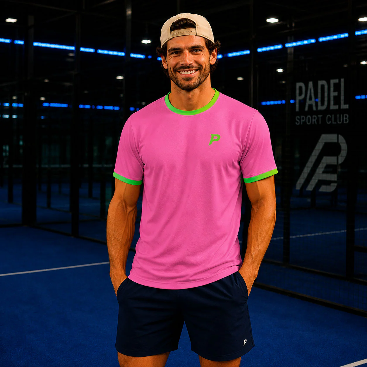 Padel Players Tech Tee – Bubblegum Pink - Image 6