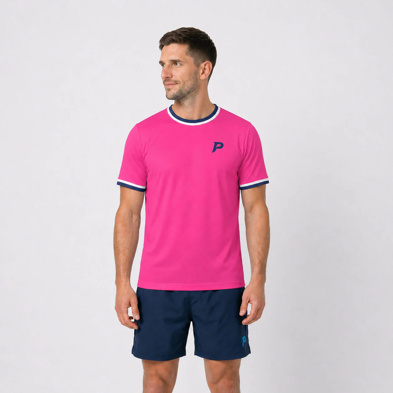 Padel Players Tech Tee – Hot Pink - Image 4