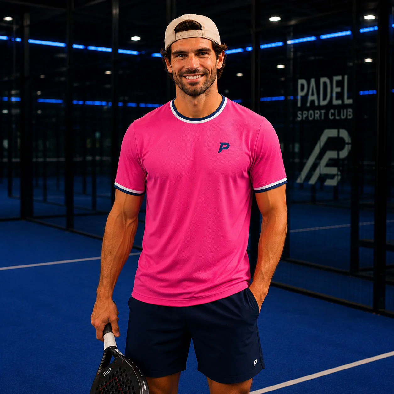 Padel Players Tech Tee – Hot Pink - Image 6