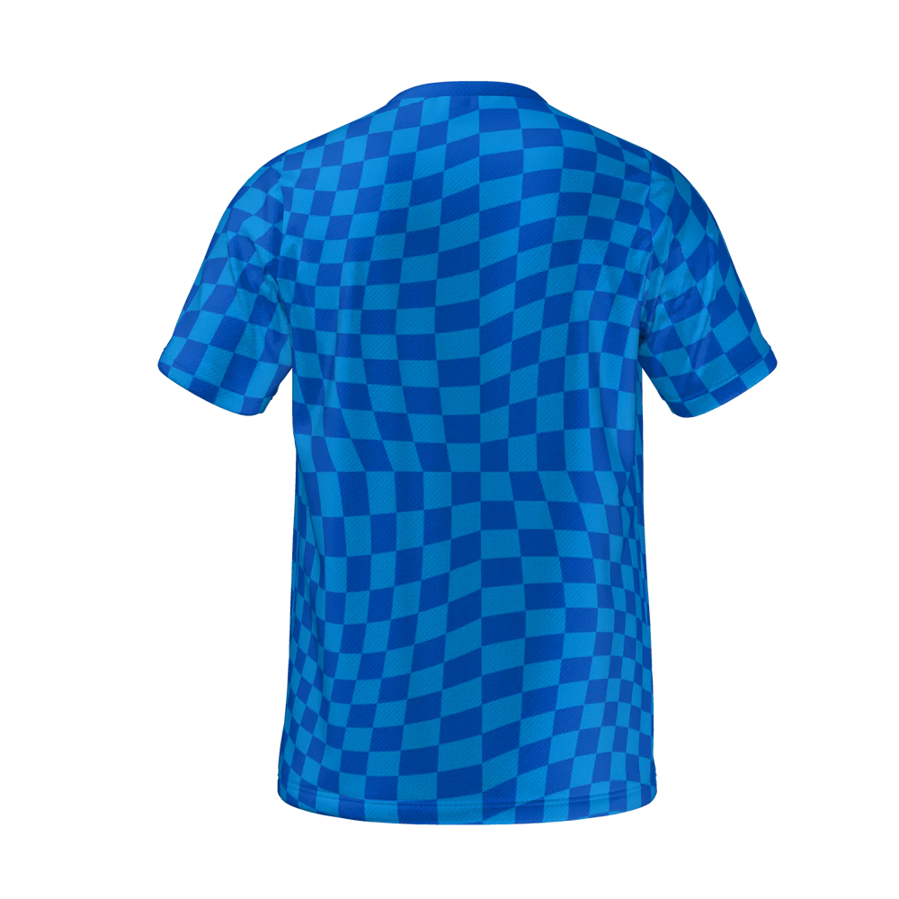Padel Ripple Tech Tee – Blue - Image 8