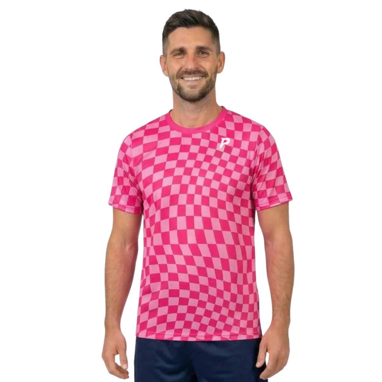 Padel Ripple Tech Tee – Pink - Image 4