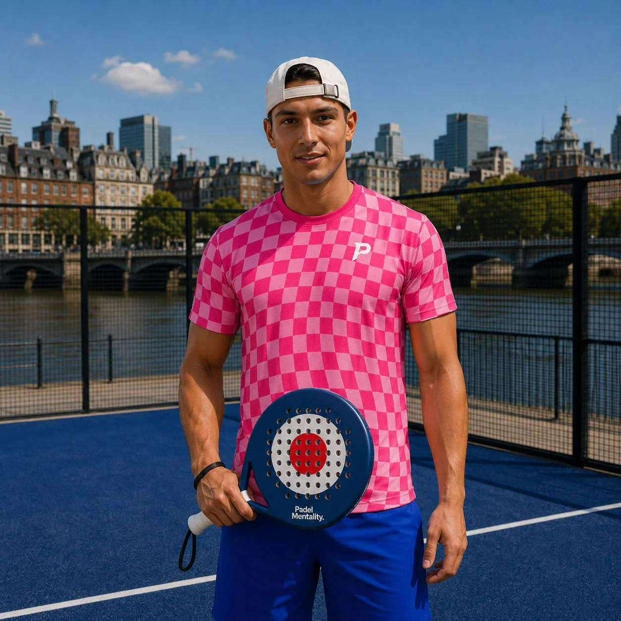 Padel Ripple Tech Tee – Pink - Image 6