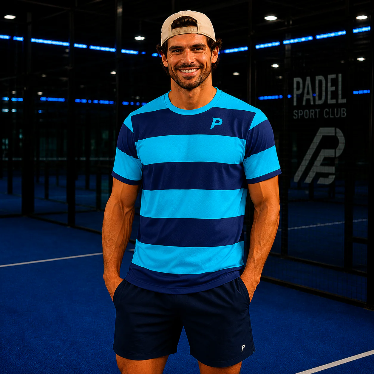 Padel Rove Tech Tee – Blues - Image 6