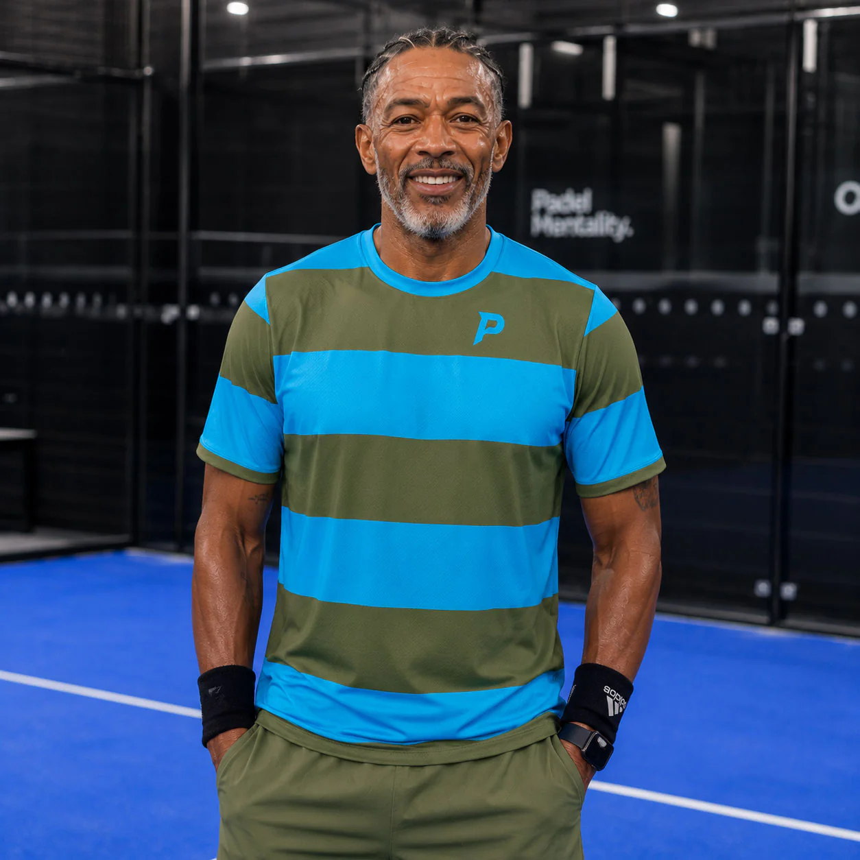 Padel Rove Tech Tee – Khaki - Image 6