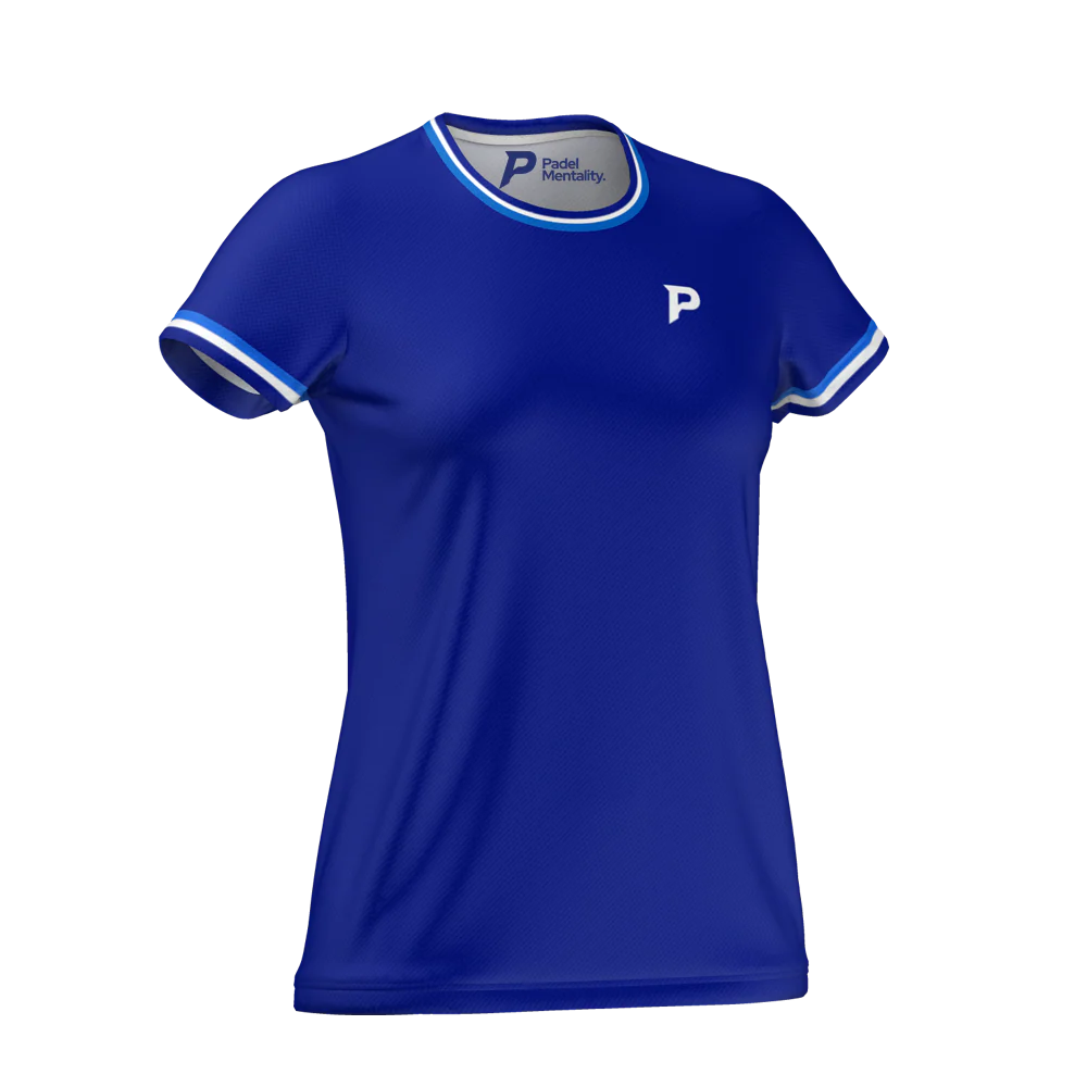 Padel Ace Tech Tee – Blue - Image 2
