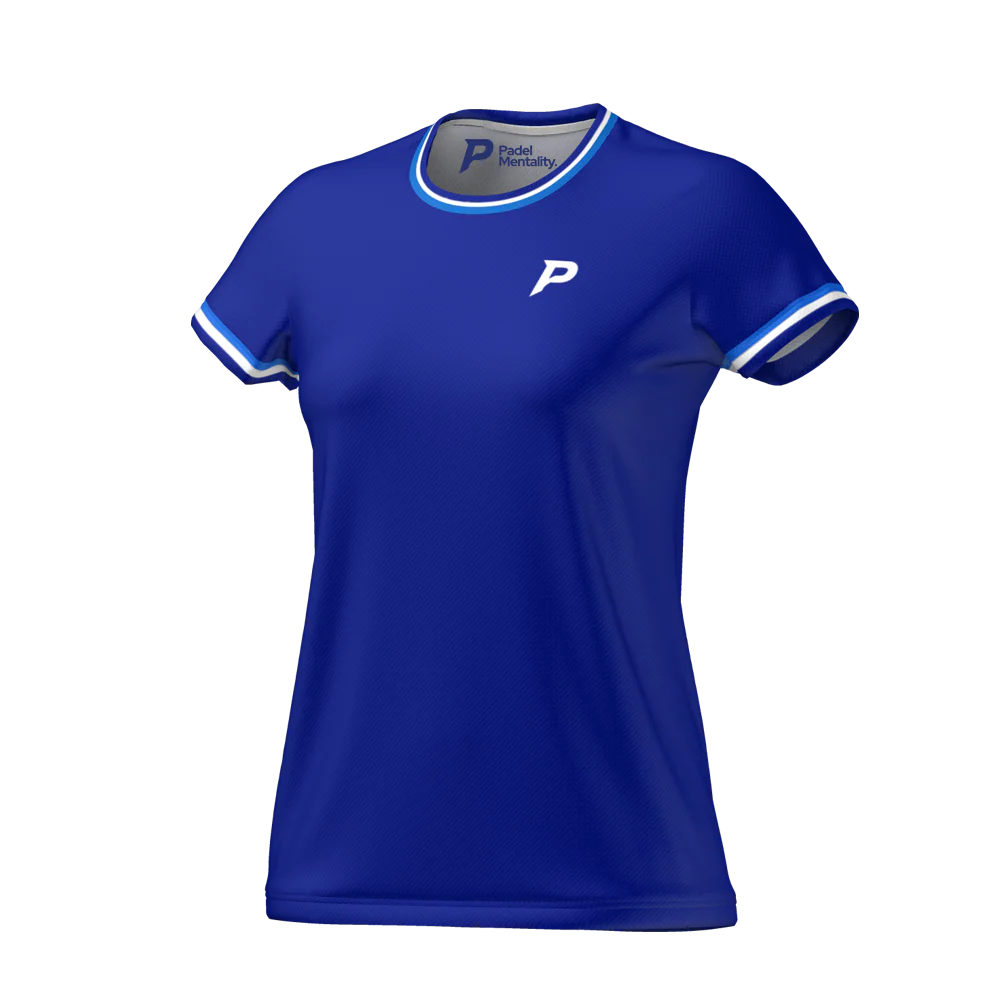 Padel Ace Tech Tee – Blue - Image 3