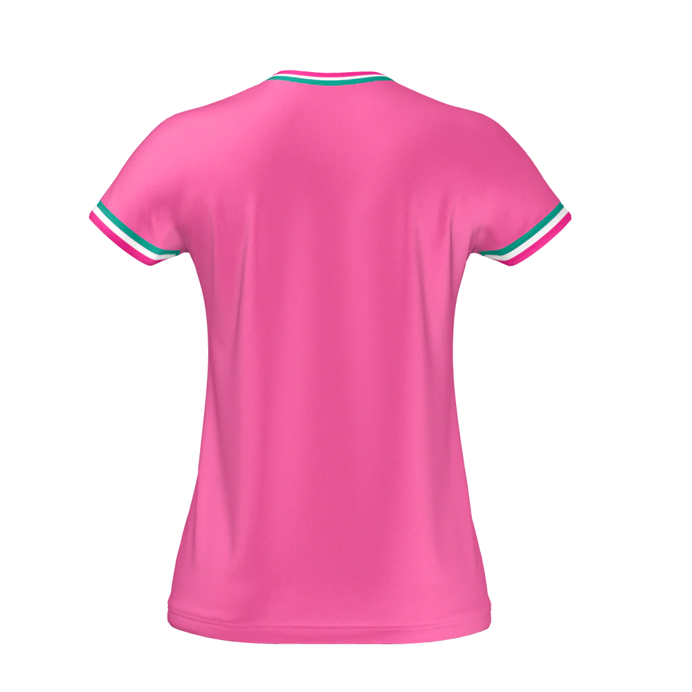 Padel Ace Tech Tee – Pink - Image 4