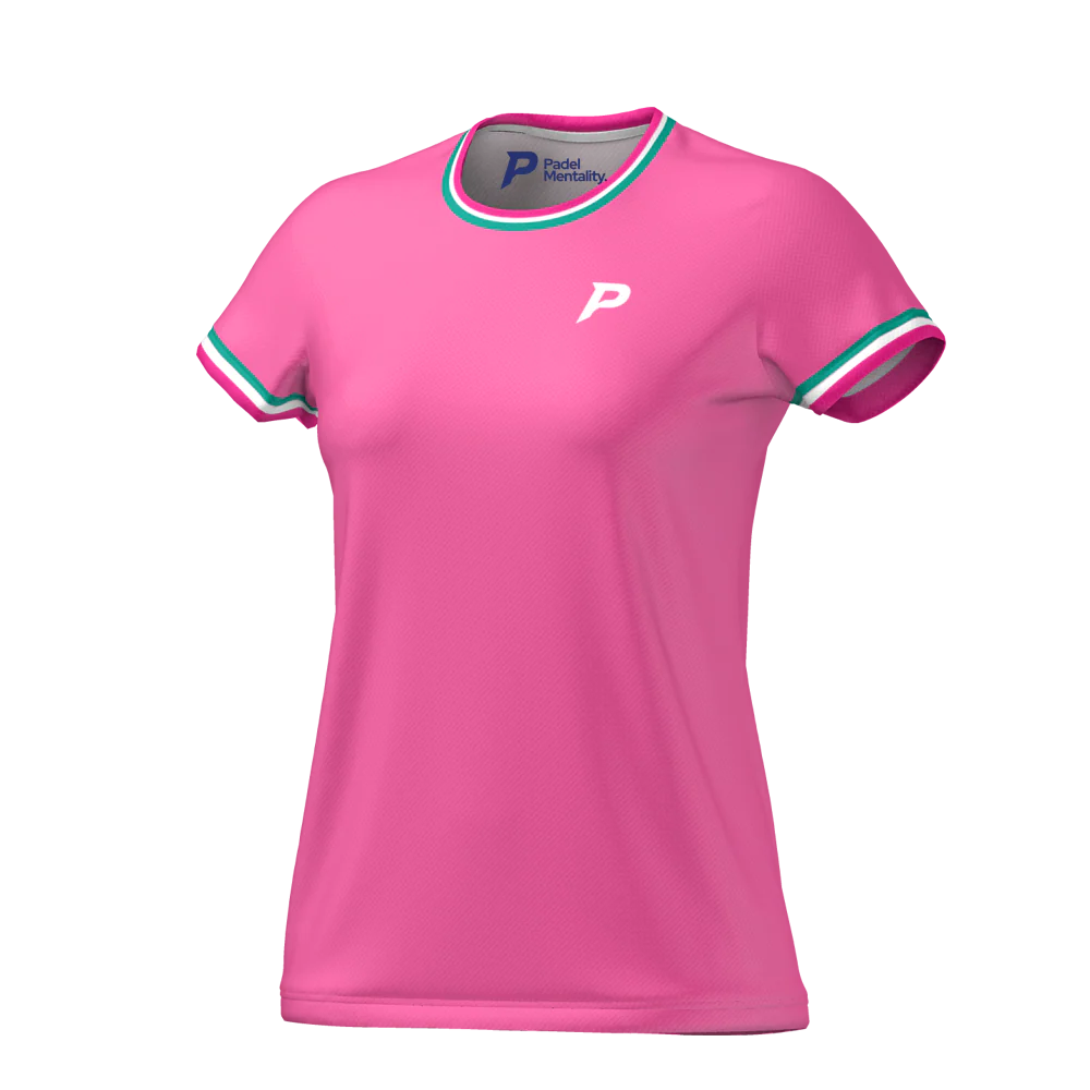 Padel Ace Tech Tee – Pink - Image 5