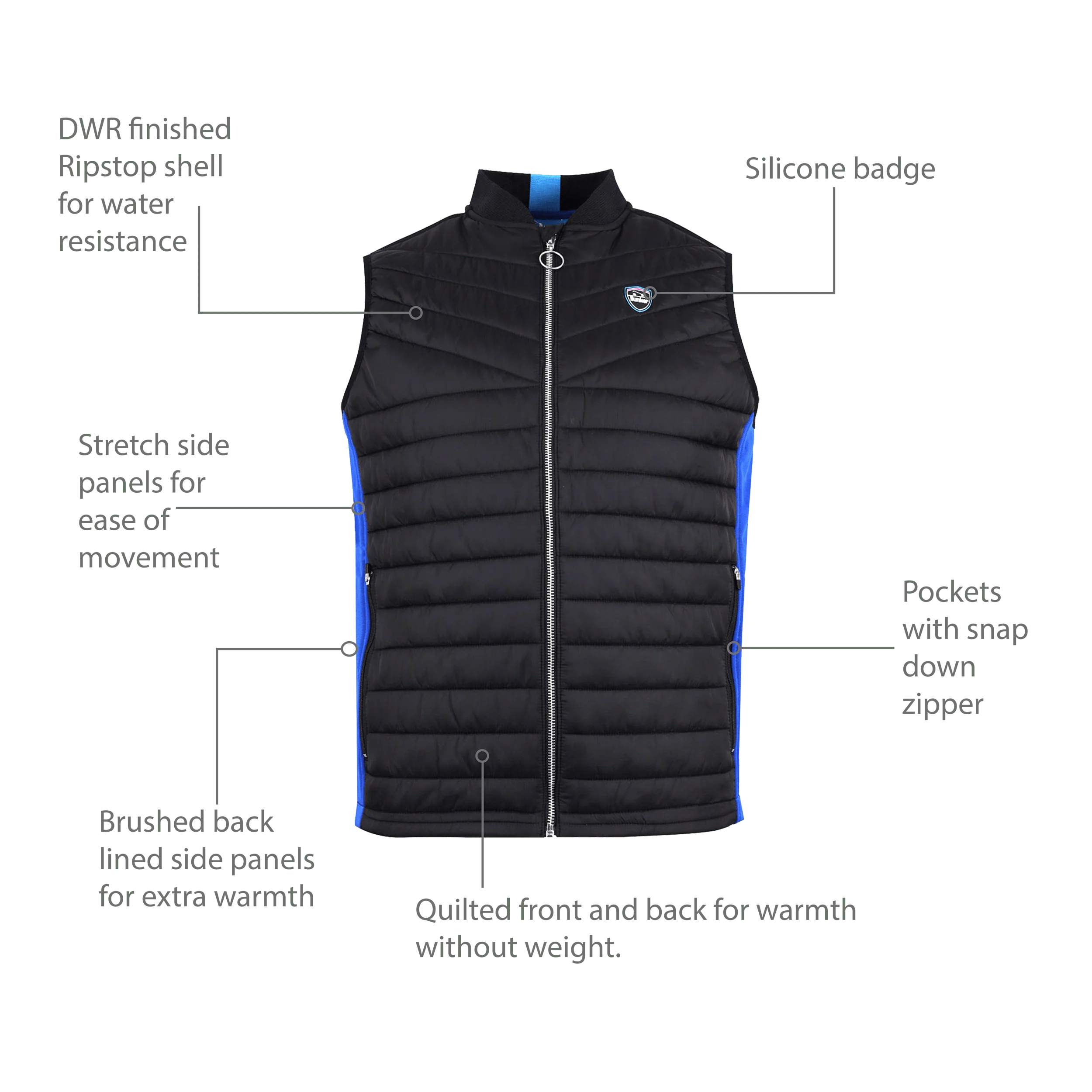 Puffer Caddy Jax Gilet - Image 4