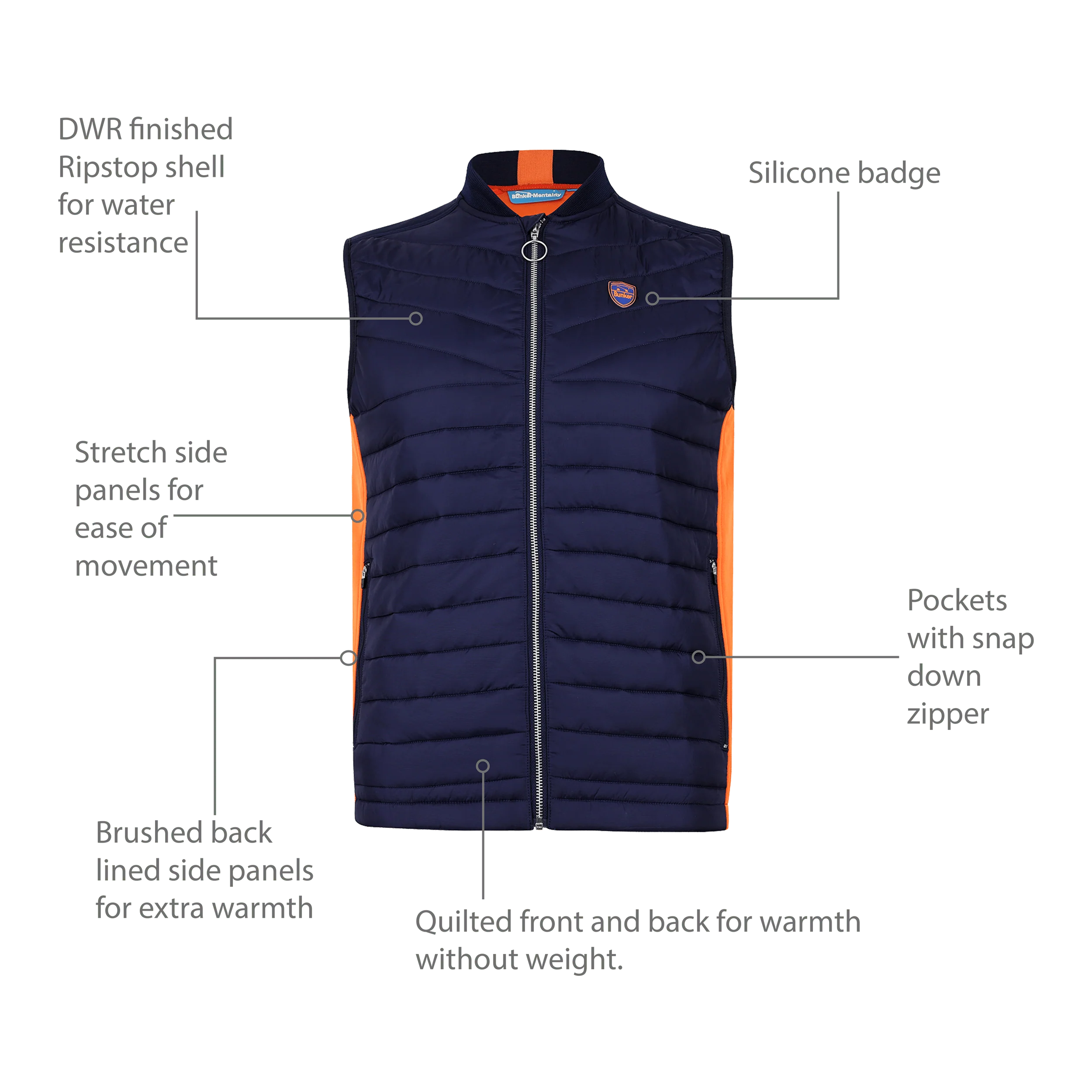 Puffer Caddy Jax Gilet - Image 4