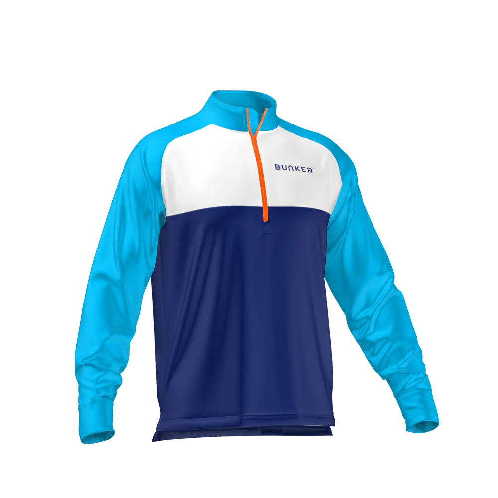 Rocco Mid Layer - Navy & Bunker Blue - Image 4