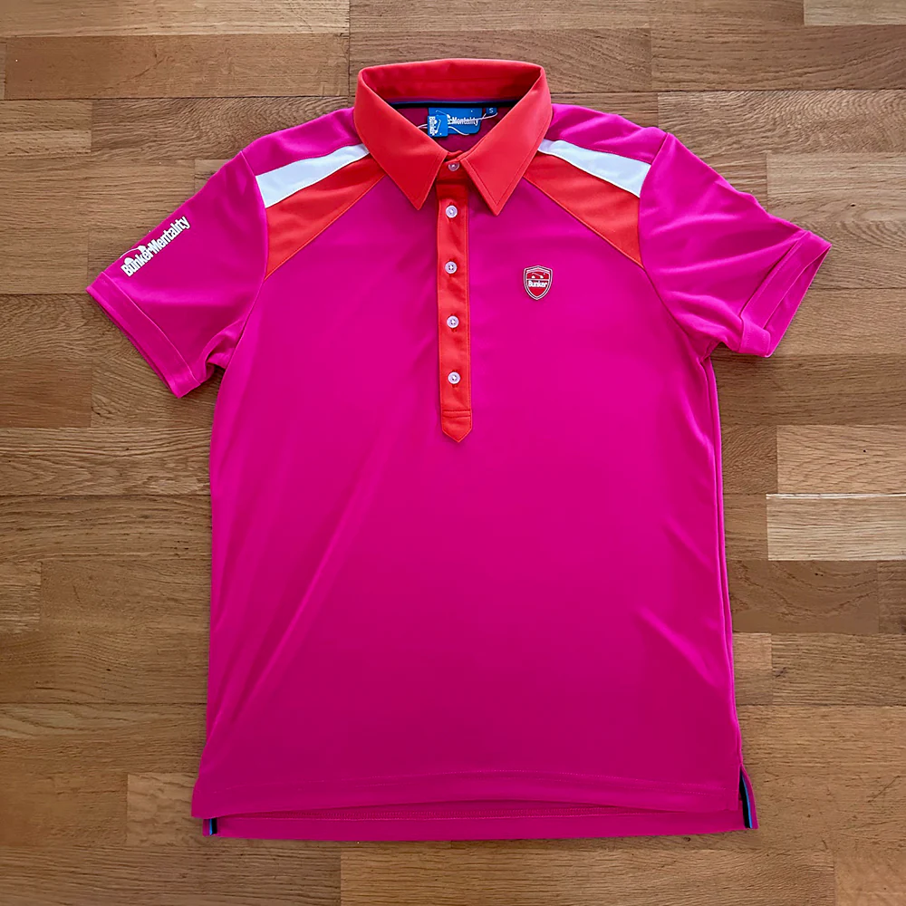CMAX Insert Playa Polyester Polo Shirt Small and X-Small - Hot Pink - (Sample)