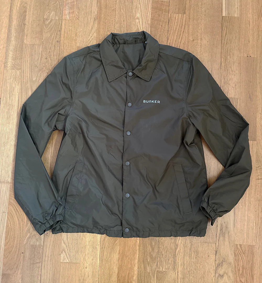 Shower Jacket with Augusta Caddy Print - Khaki - Small (sample) - Image 2