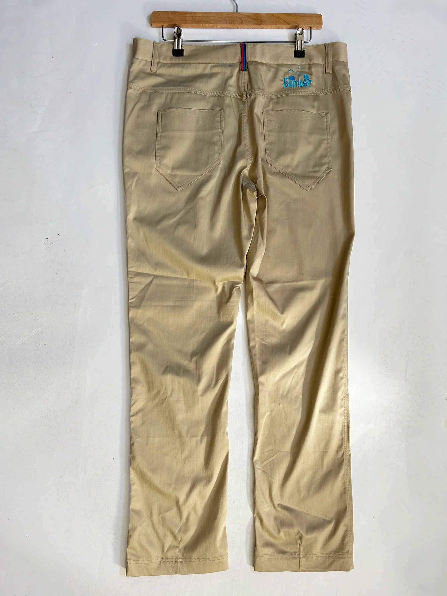 Stone Cotton Elastane Trouser - Stone - 34 / 32 (Sample) - Image 3