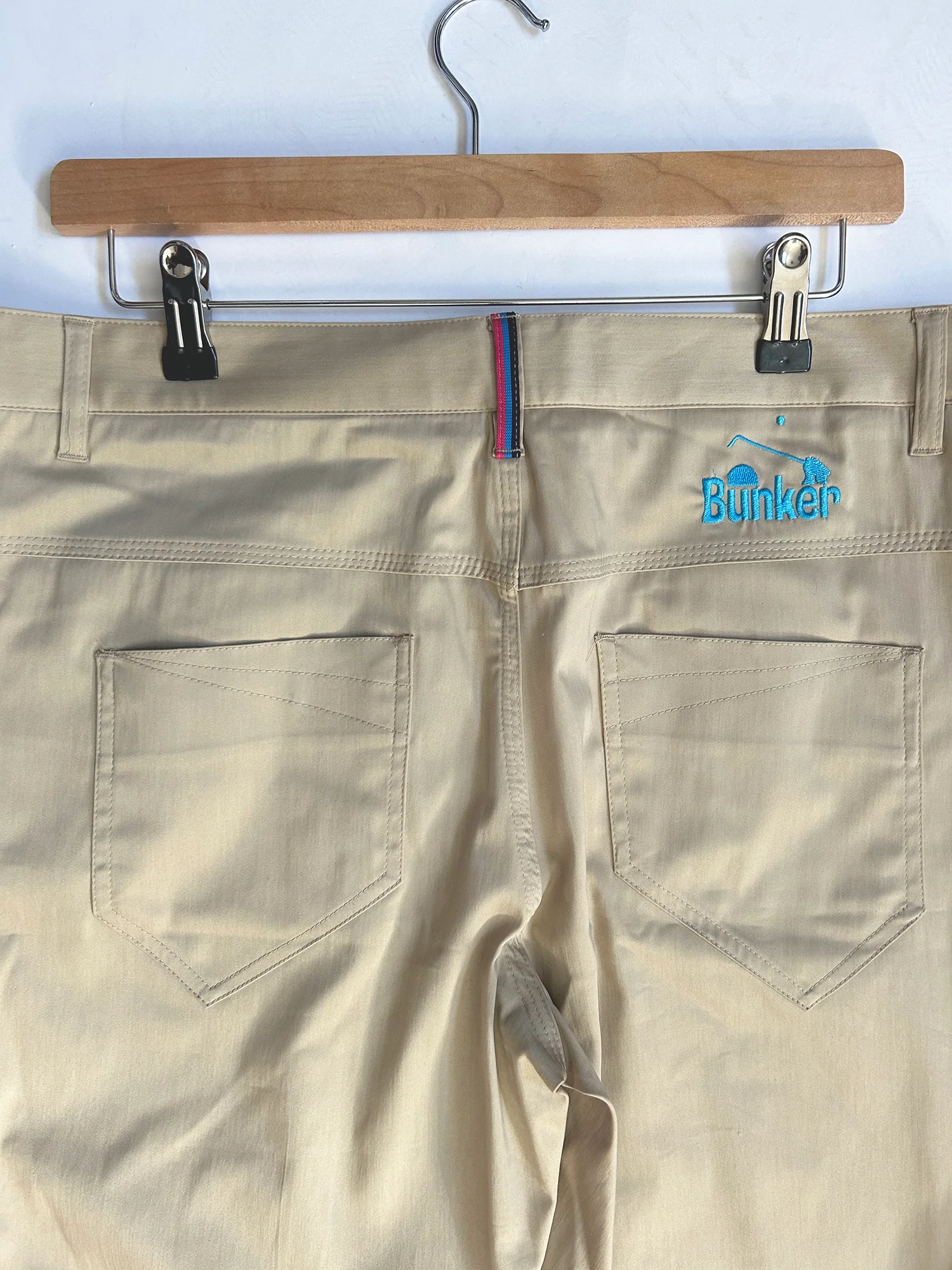 Stone Cotton Elastane Trouser - Stone - 34 / 32 (Sample) - Image 5
