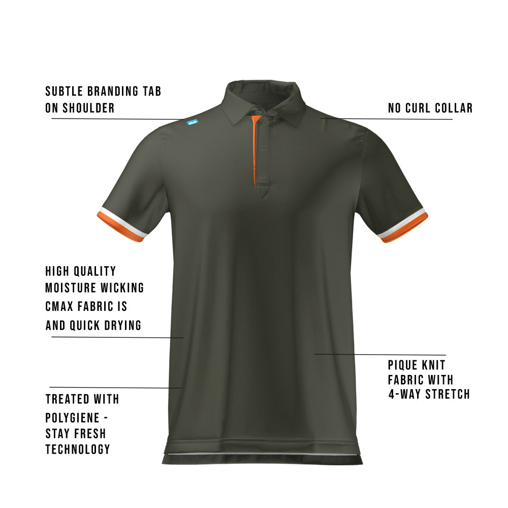 CMax Roller Polo - Khaki - Image 4