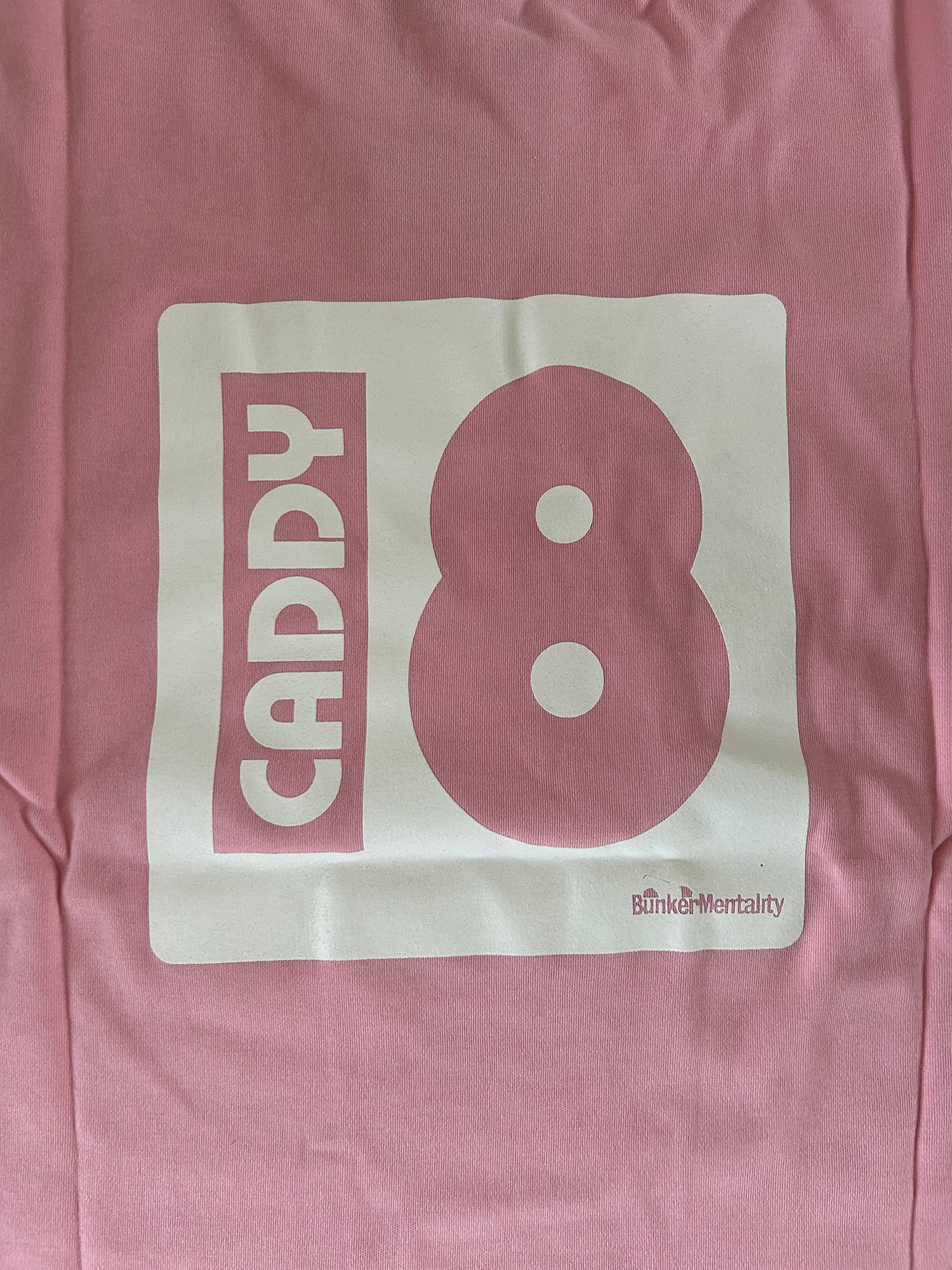 Who’s Your Caddy Womens T Shirt - Pale Pink (sample) - Image 4